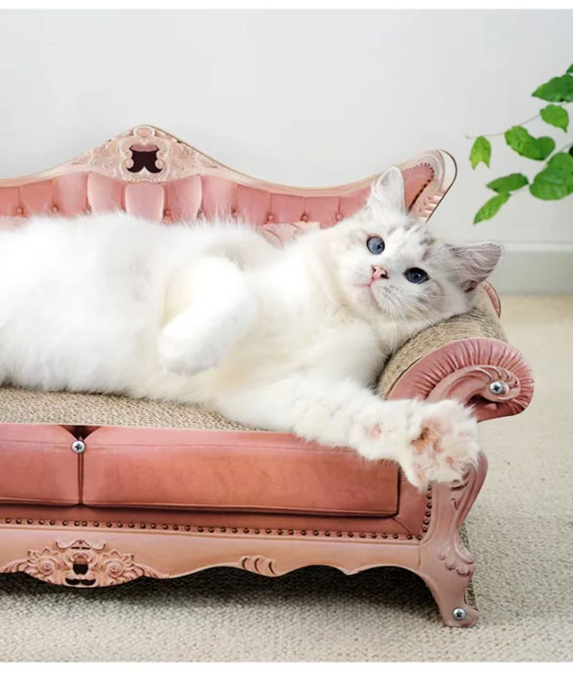 PawsCube European Cat Scratching Sofa - Multifunctional for Cats to Rest and Scratch, Integrating into Home Style